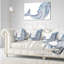 Coussin décoratif grande baleine