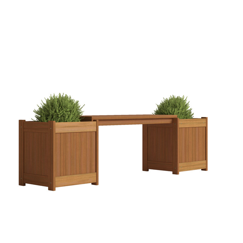 Fallah Raised Garden Bed, Brown