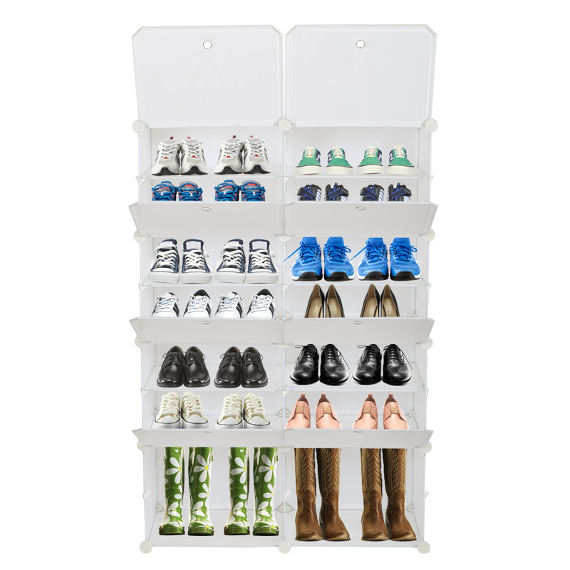 Armoire de rangement pour chaussures 28 paires Ailssa