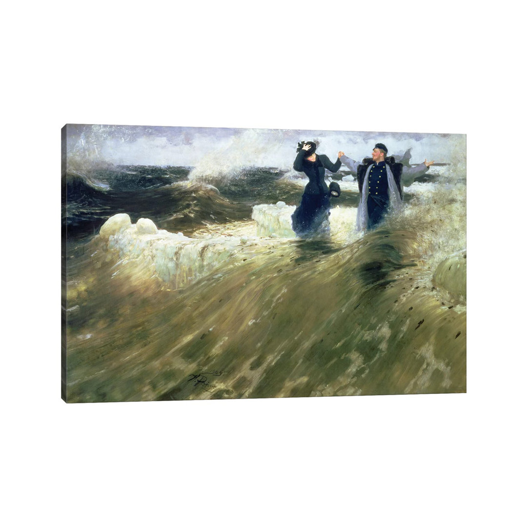 What Freedom! 1903 by Ilya Efimovich Repin - Wrapped Canvas Painting