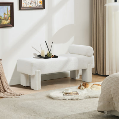 Bulwell Long Upholstered Bedroom Bench/Ottoman 