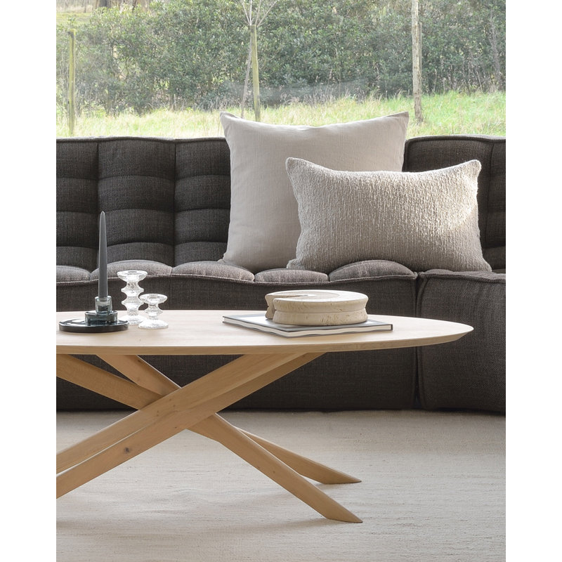 Essentials Wool Area Rug in Beige, Rectangle 6'6.5" x 9'10"
