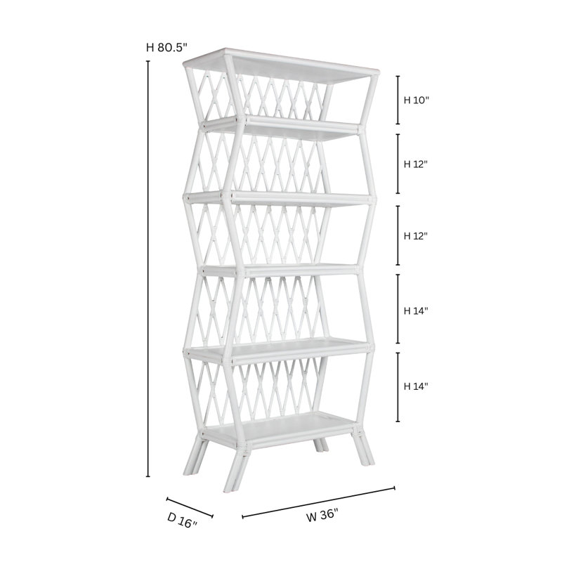 Bibliothèque étagère Newtown H 80,5 "x l 36", Marine