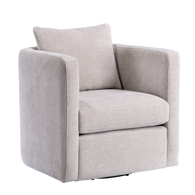 Fauteuil demi-tonneau Sutton, Beige
