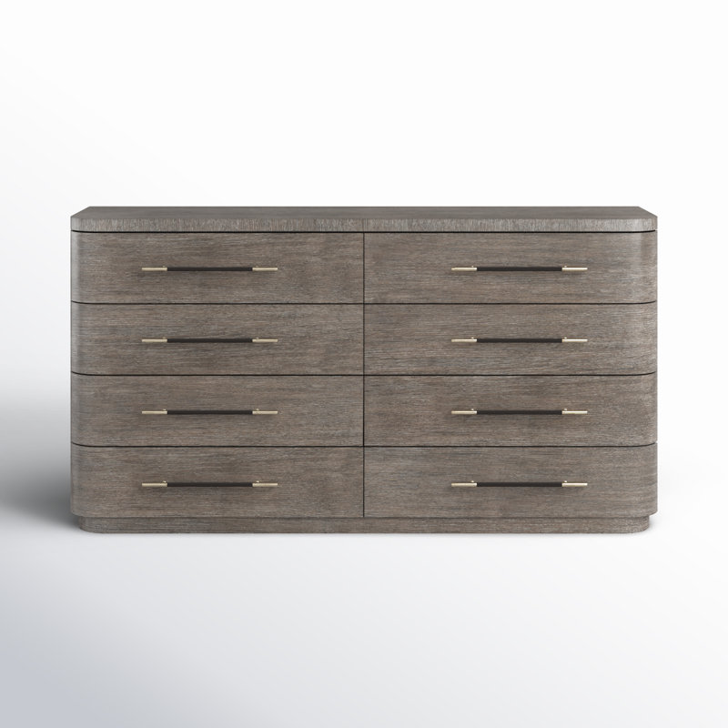 Modern Mood Dresser, Dark Wood/Mink