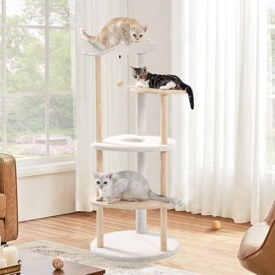 Tour à chat à 5 niveaux pour chats d'intérieur