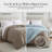 Vilano Springs ® Oversized Down Alternative Comforter with piped Edging and corner loops, Easy care-420232248-420232230