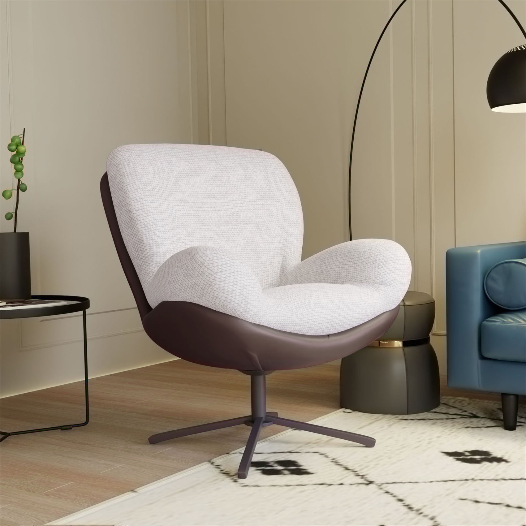 Latitude Run® Swivel Office Chair Accent Chair - Wayfair Canada