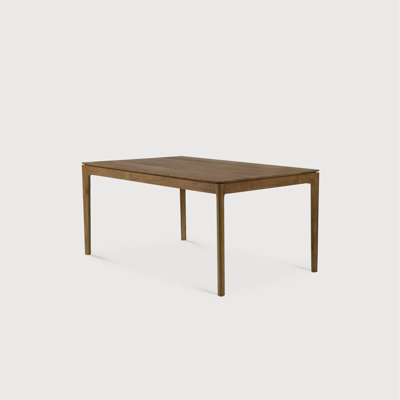 Bok Solid Wood Dining Table, 30"H x 71"L x 39.5"W, Brown