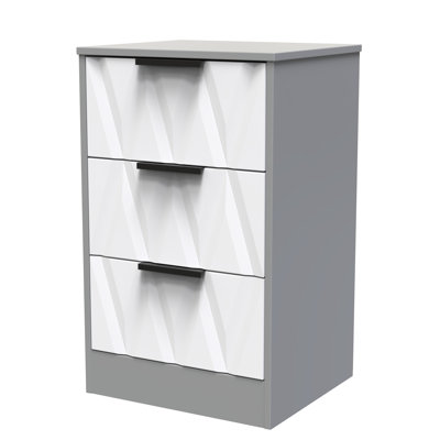Las Vegas 45cm W Manufactured Wood Bedside Table