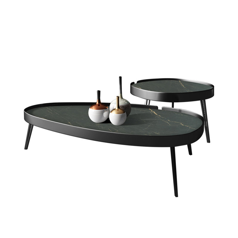 Ensemble de tables basses Minimalist Creative, Noir, noir, noir, noir