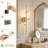 USB Rechargeable Wireless Wall Sconce With Remote Control, 8000Mah Battery Operated LED Wall Light, 360° Rotatable And Dimmable For Living Room, Hallway, Bedroom