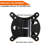 Ailed Black Wall Mount for 10"-32" Screens Holds up to 15 kg.