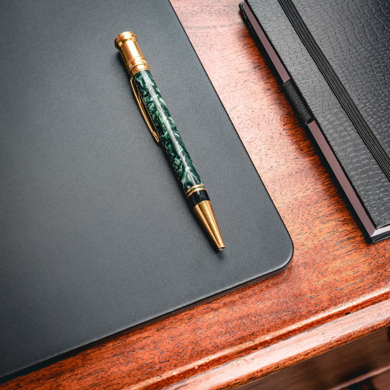 Faux Leather Desk Pad, 38" W x 24" D