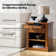 Wadeeah Traditional Nightstand With Built-In Power Station And LED Light Strip