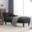 Chaise longue 58 pouces Velouris avec revêtement en velours et garniture cloutée