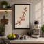 Moonlit Cherry Blossom Japandi 1 Piece Wrapped Canvas Wall Art-1362030807-1362030806