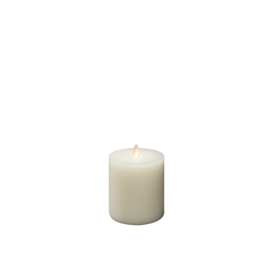 Vanilla Scented Flameless Pillar Candle