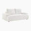 Causeuse de salon en chenille 2 places 76,5 po avec dossier réversible Coston Coston