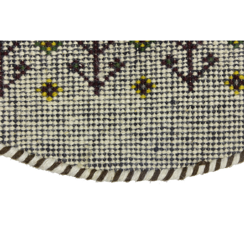 Tapis oriental crème Indo-Gabbeh 2X2