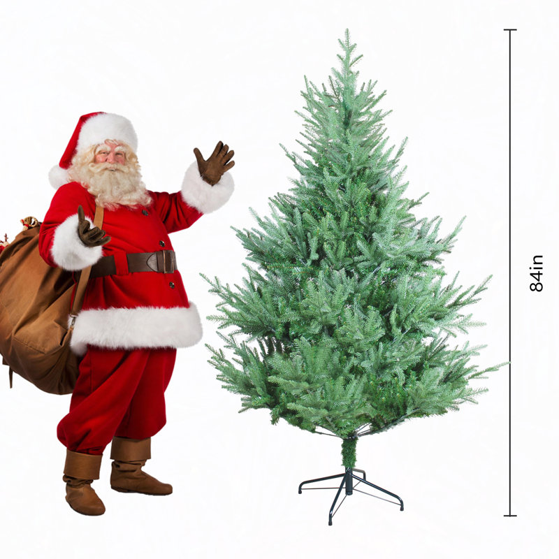 Arbre de Noël courbé, H 7 pi