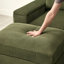 Canapé modulaire à assise profonde avec repose-pieds-1592966942