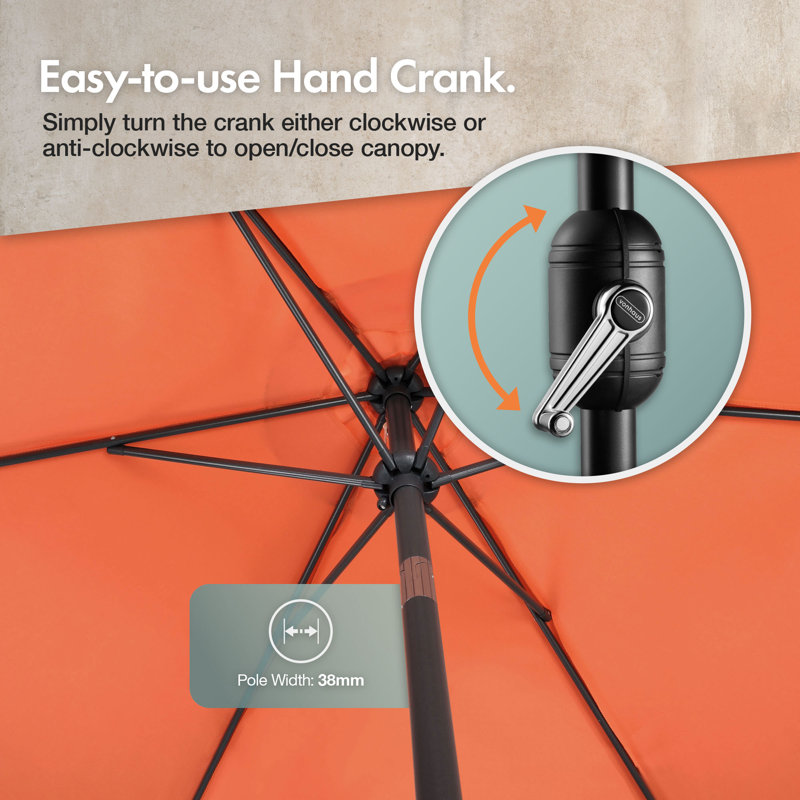 270cm Market Parasol, Orange