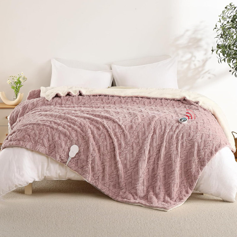 Heated Blanket Electric Blanket, 90" W x 100" L