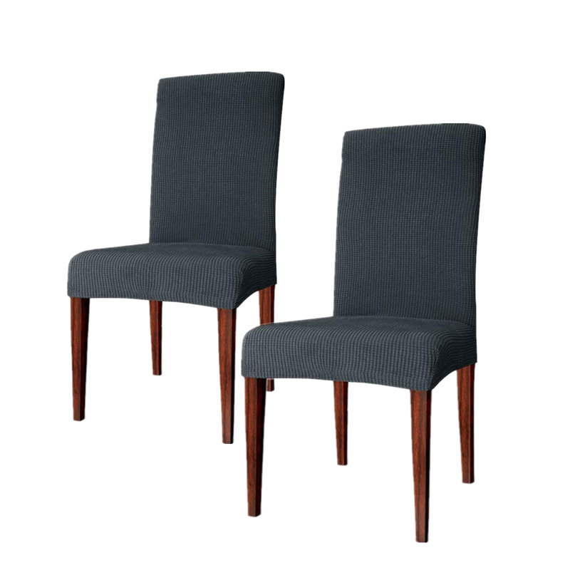 Housse pour chaise de salle à manger, Gris