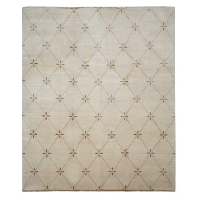 Geometric Area Rug in Beige/Brown