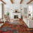 Modern Abstract Machine Washable Non-Slip Rug, Non-Shedding Contemporary Accent Rugs, Low Pile Indoor Carpet for Living Room, Bedroom-302592978