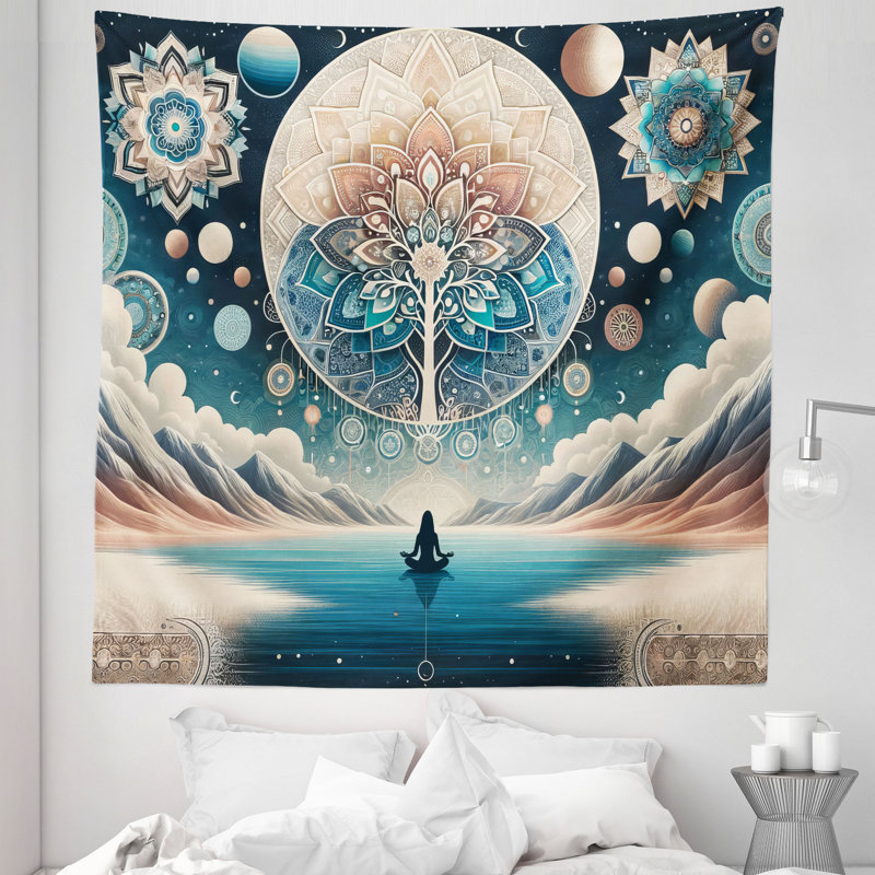 Tapisserie en microfibre, H 88 po x l 88 po