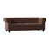 Canapé Chesterfield à accoudoirs roulés