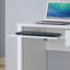 Bureau d'étudiant Bureau à domicile l 39 po Bureau compact Bureau d'écriture pour ordinateur portable 1 tiroir avec clavier et tiroir en bois-841885667