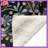 Gold Silver Floral Pattern Blankets-128733097
