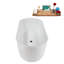 Baignoire autoportante 67 "avec drain 67" Streamline-102210900