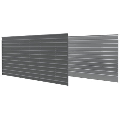 29X9 2 Side Walls Kit For Steel Carport 29' Long