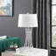 Lampe de table en métal brossé 29,25 po Kiara-114964540