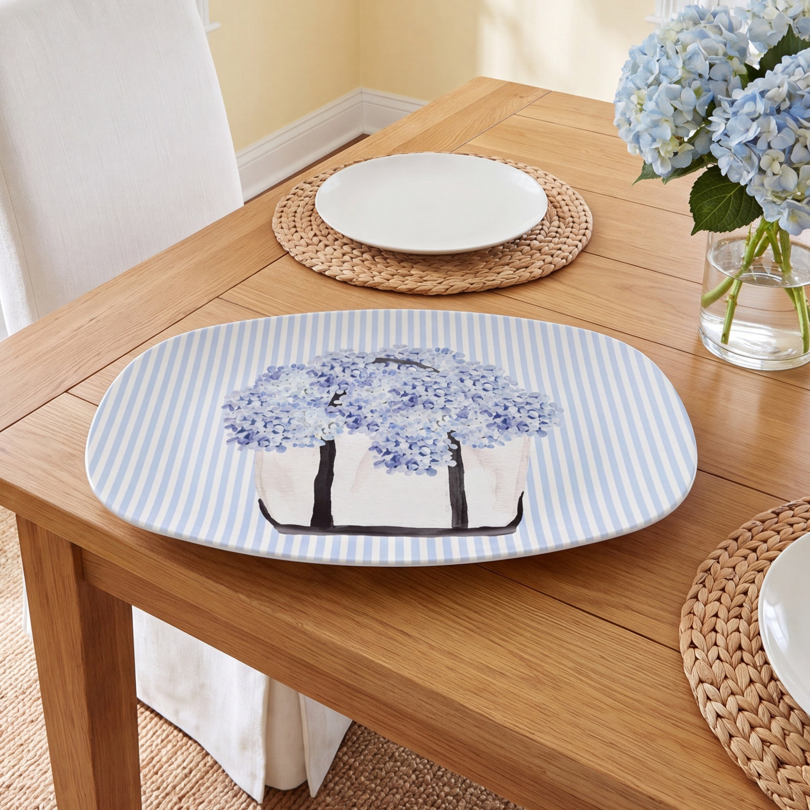 Garden Party Summer Tote Platter