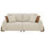Canapé modulaire rembourré 90 po avec pieds en bois 90 po-310427803