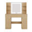 Meuble-lavabo en rotin naturel 43,3 po Boho-1183283977