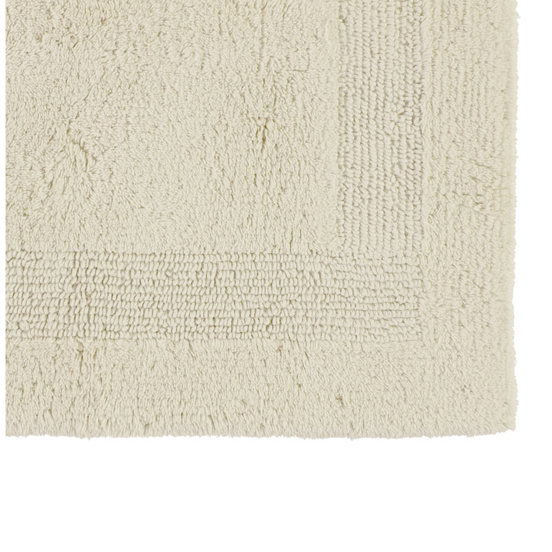 Ensemble de tapis de bain 100% coton, Ivoire