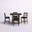 Cayson 4 - Person Counter Height Dining Set
