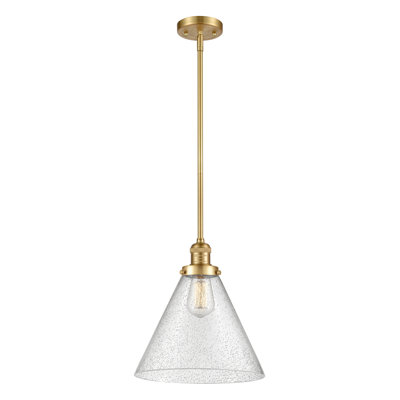 Luminaire suspendu conique à 1 lumière Anner