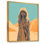 Illustration rétro d'une reine du désert