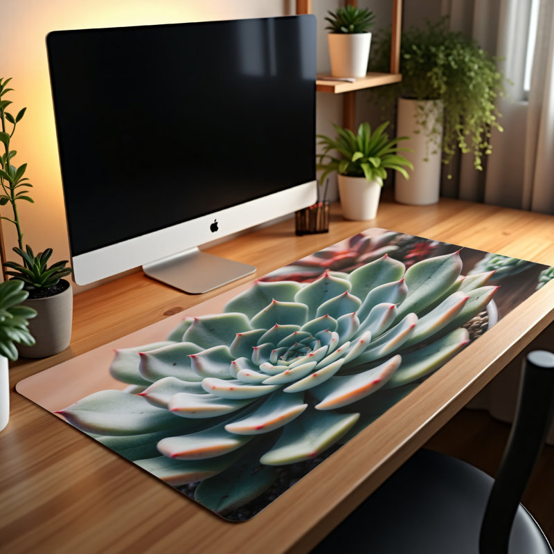 Polyester Desk Pad, 14.4x12.1