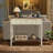 2-Drawer Console Table with Open Shelf