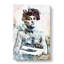 Tattooed Lady In Abstract - Wrapped Canvas-55338862