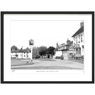 Brockham, The Green 1958 by Francis Frith - Single Picture Frame Print