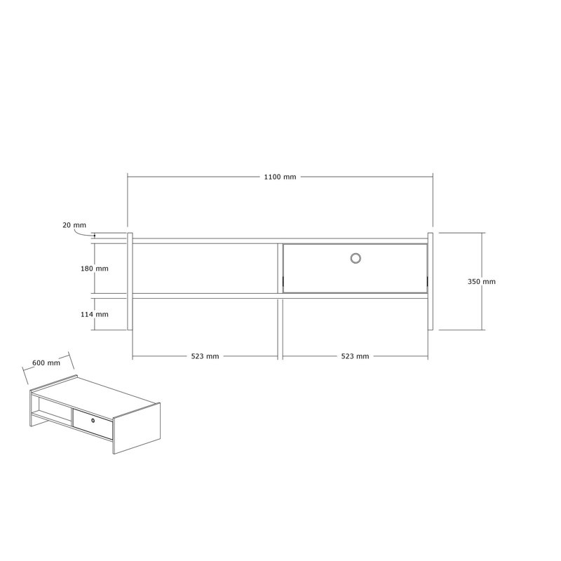Glorias Coffee Table, Atlantic Pine